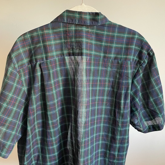 Thrifted plaid button up - Picture 3 of 3